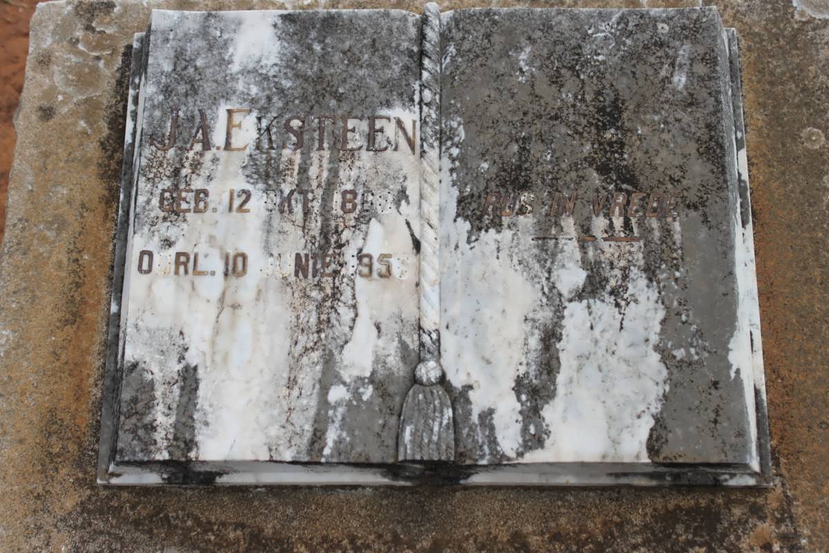EKSTEEN J.A. 1860-1956