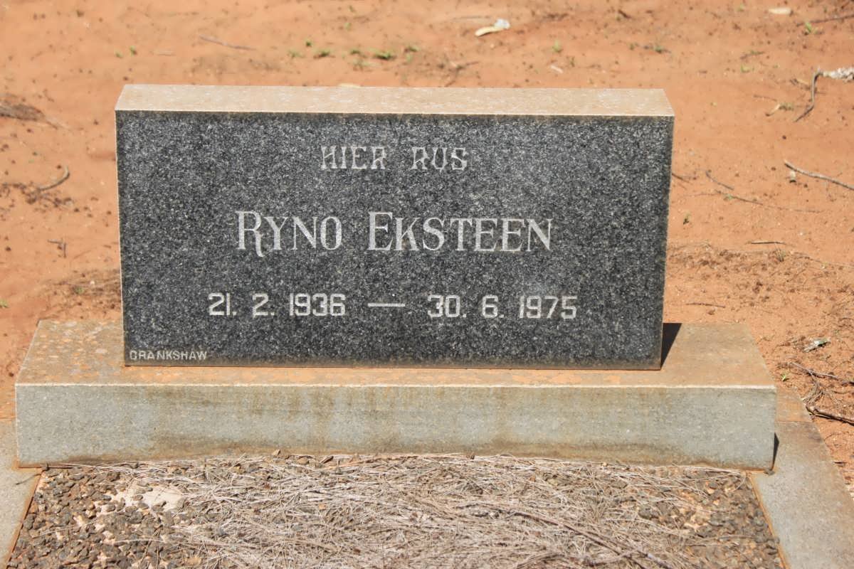 EKSTEEN Ryno 1936-1975