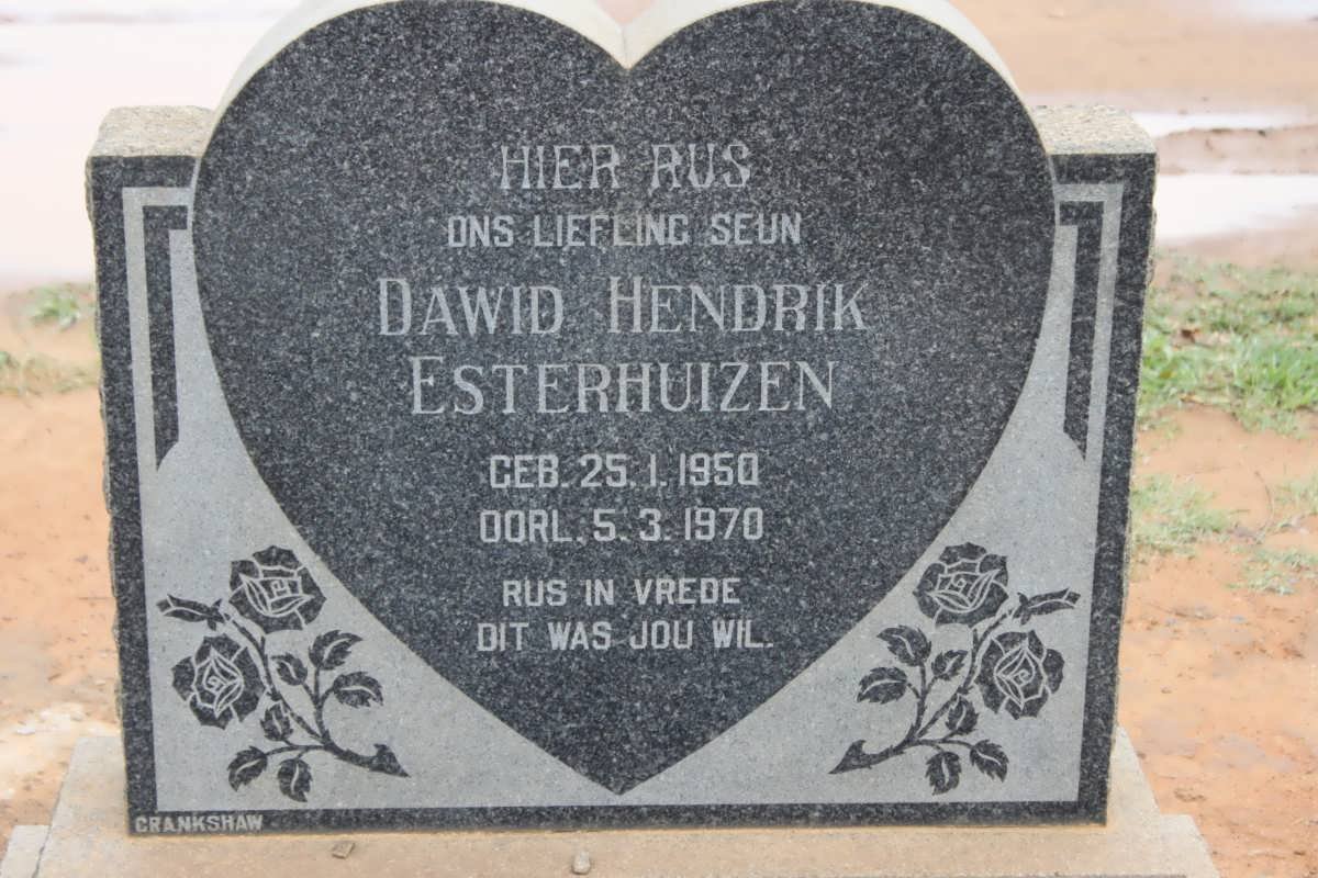 ESTERHUIZEN Dawid Hendrik 1950-1970