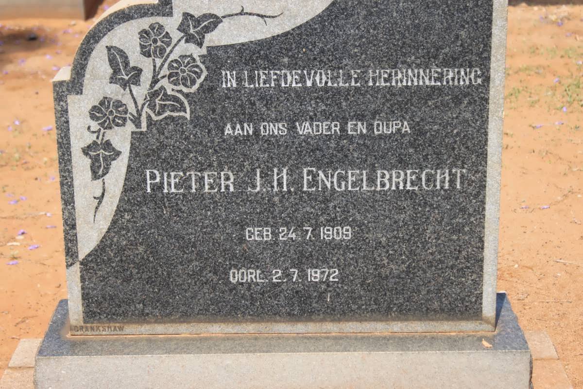 ENGELBRECHT Pieter J.H. 1909-1972