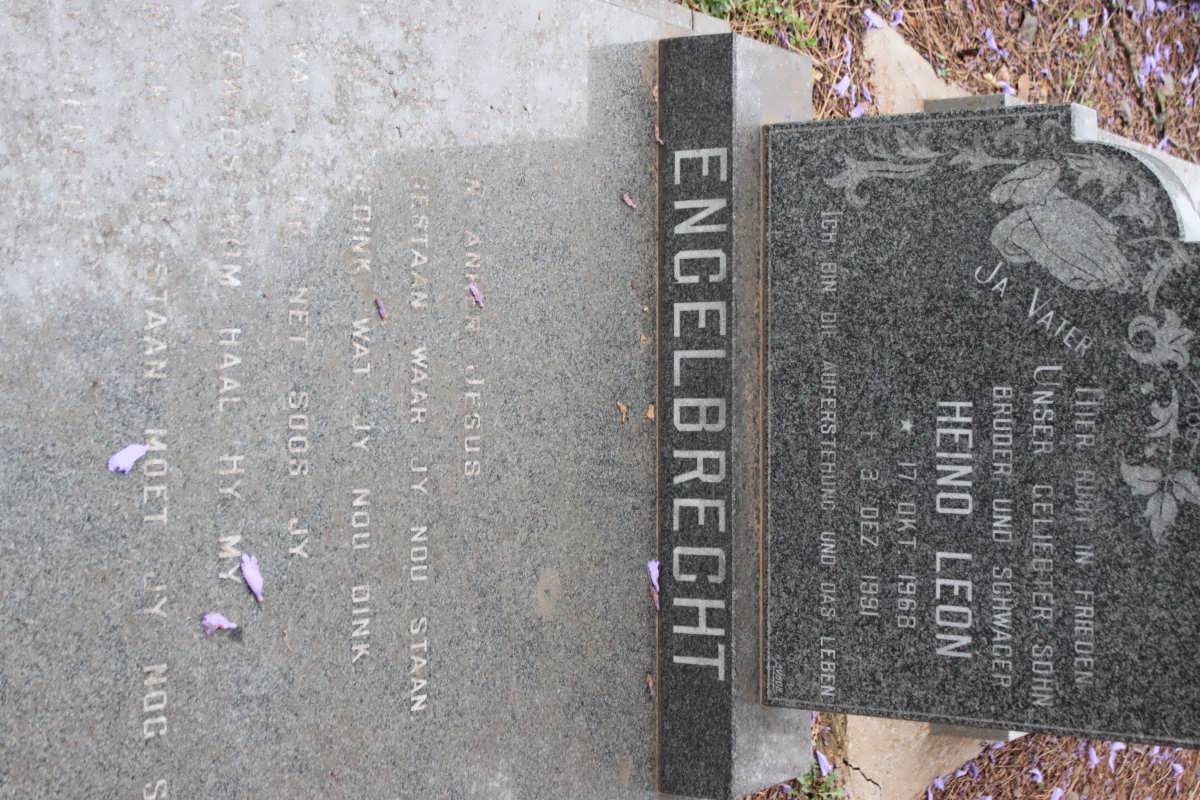 ENGELBRECHT Heino Leon 1968-1991