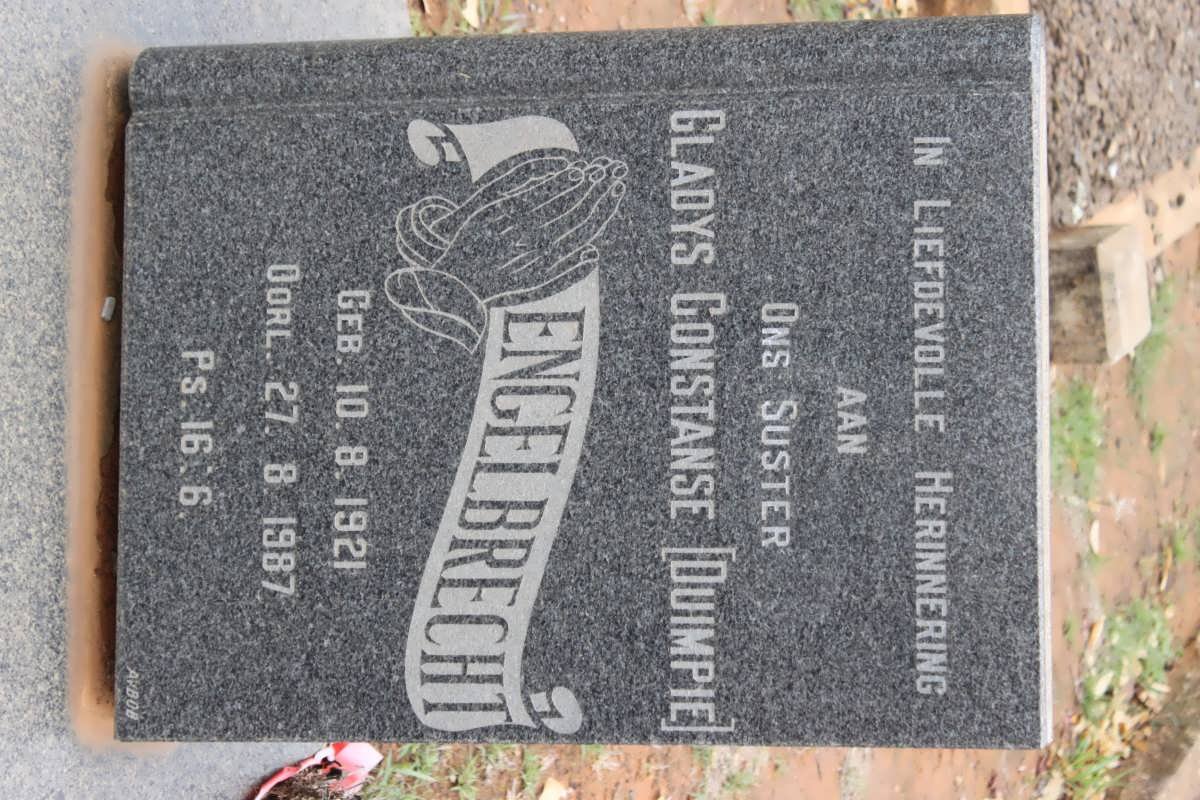 ENGELBRECHT Gladys Constanse 1921-1987