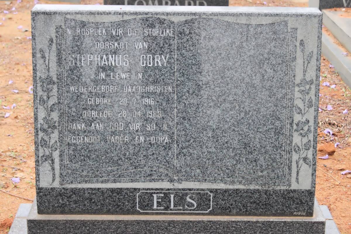 ELS Stephanus Cory 1916-1988