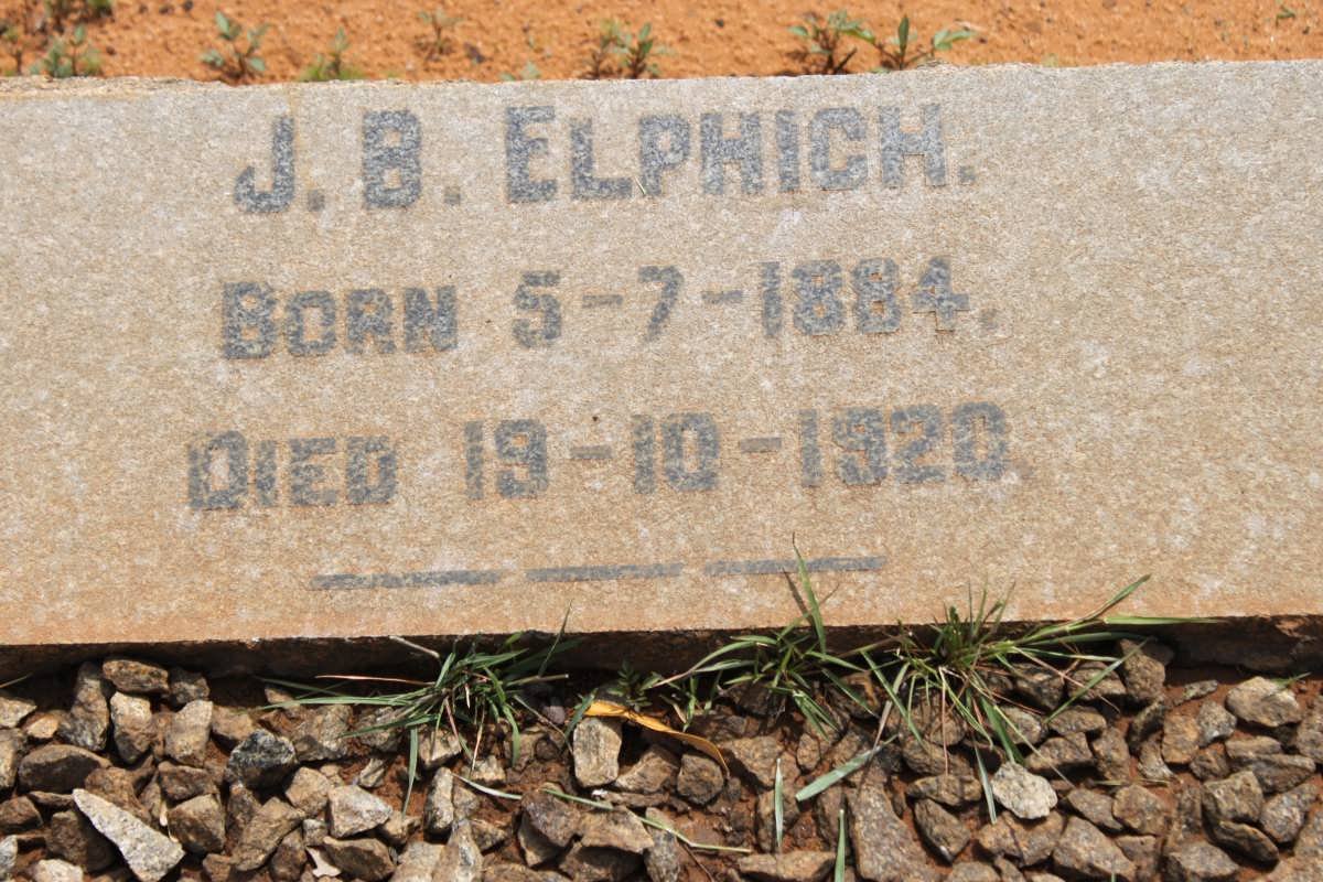 ELPHICH J.B. 1884-1920