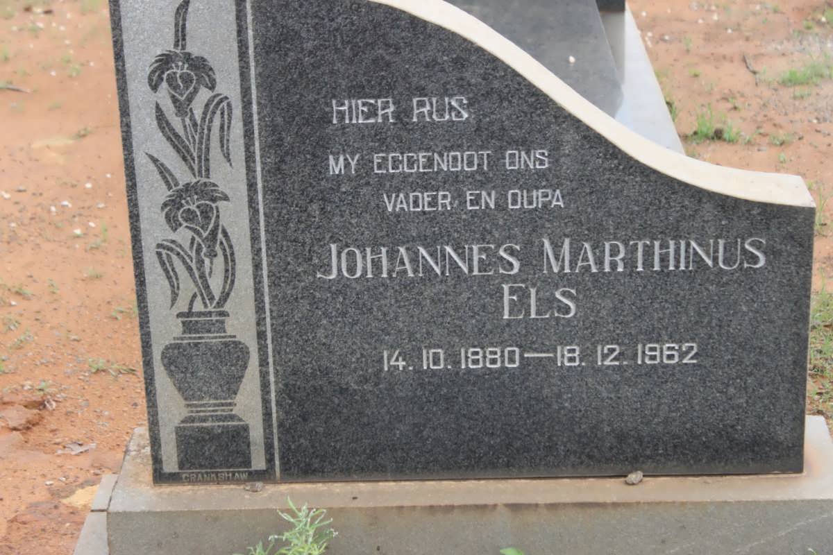 ELS Johannes Marthinus 1880-1962