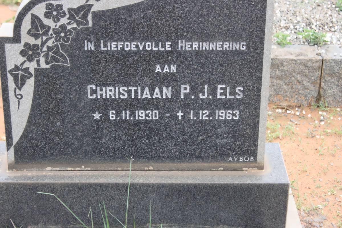 ELS Christiaan P.J. 1930-1963