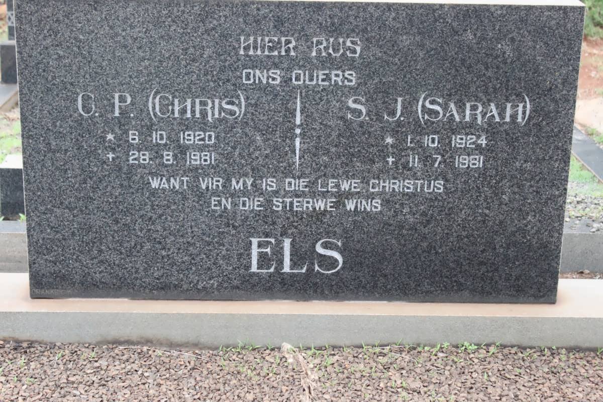 ELS C.P. 1920-1981 &amp; S.J. 1924-1981