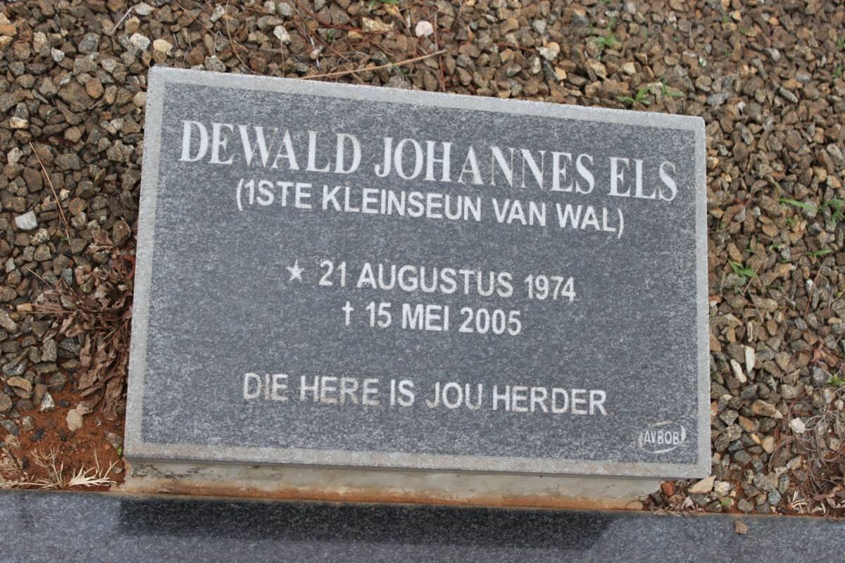 ELS Dewald Johannes 1974-2005