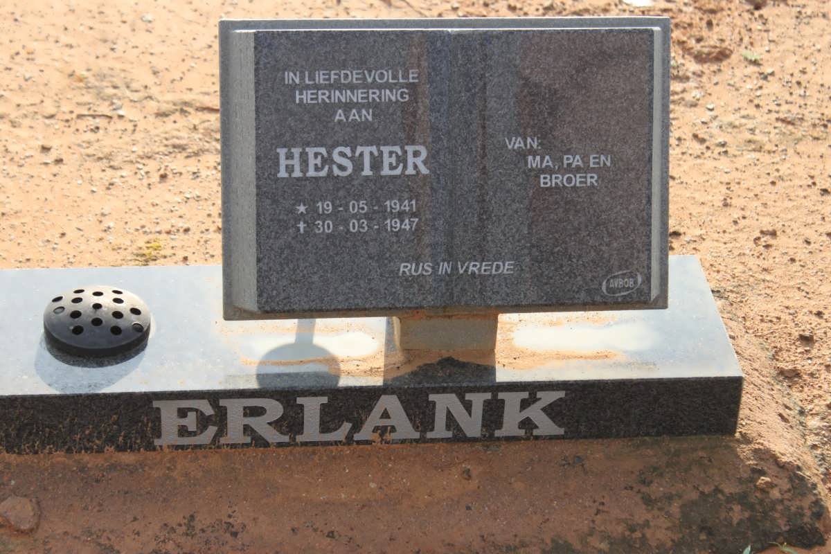 ERLANK Hester 1941-1947