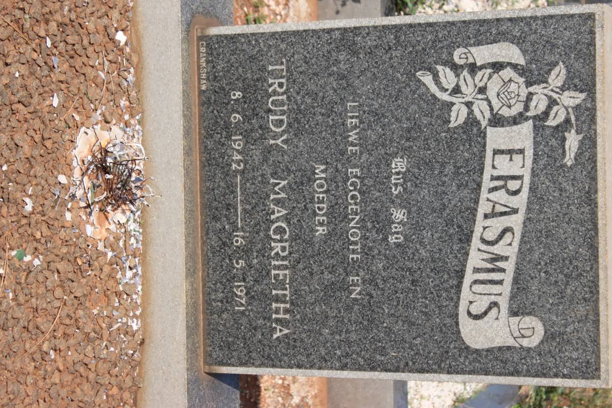 ERASMUS Trudy Magrietha 1942-1971