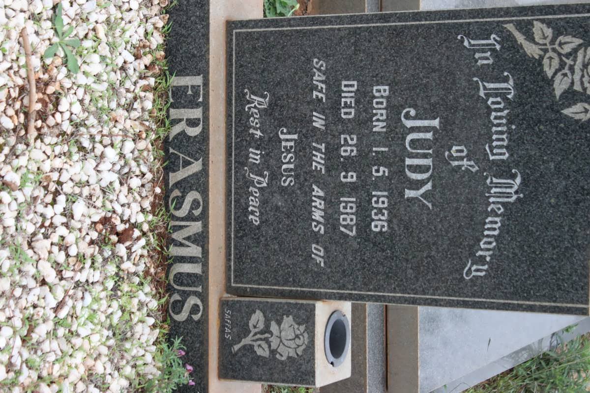 ERASMUS Judy 1936-1987