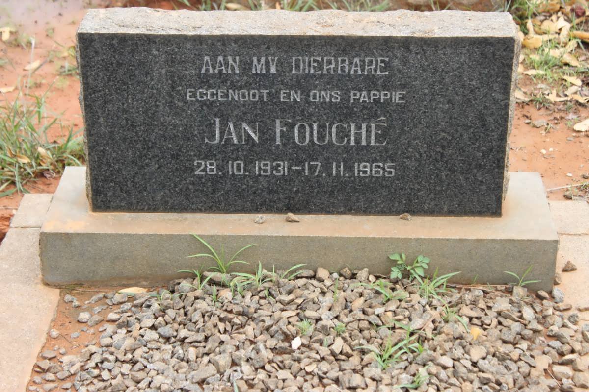 FOUCHÉ Jan 1931-1965