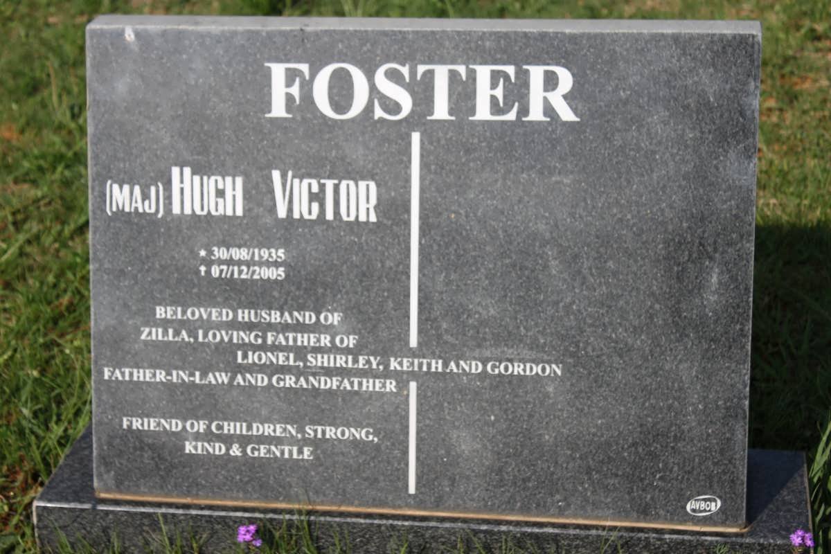 FOSTER Hugh Victor 1935-2005