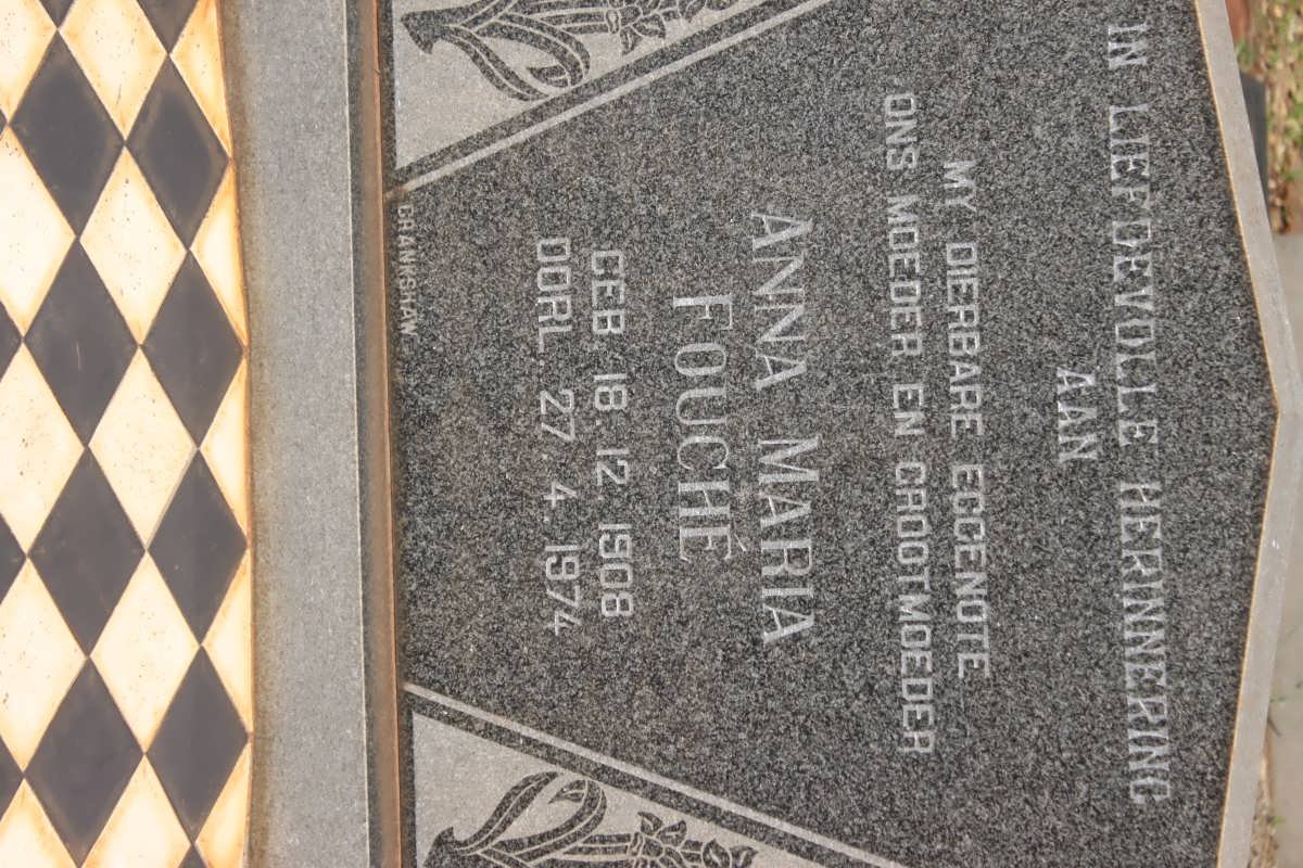 FOUCHE Anna Maria 1908-1974