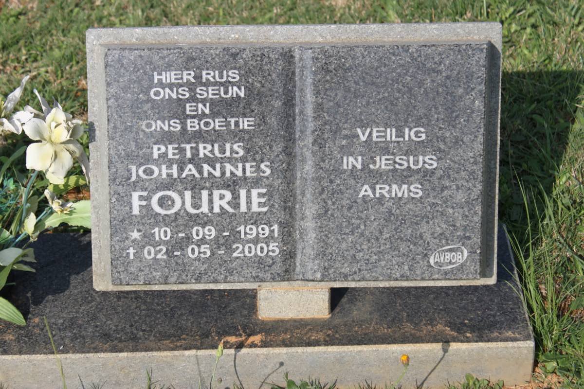 FOURIE Petrus Johannes 1991-2005