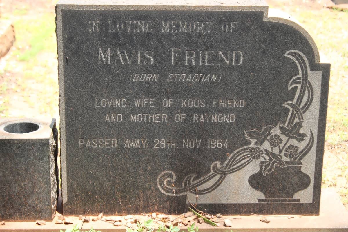FRIEND Mavis nee STRAGHAN -1964