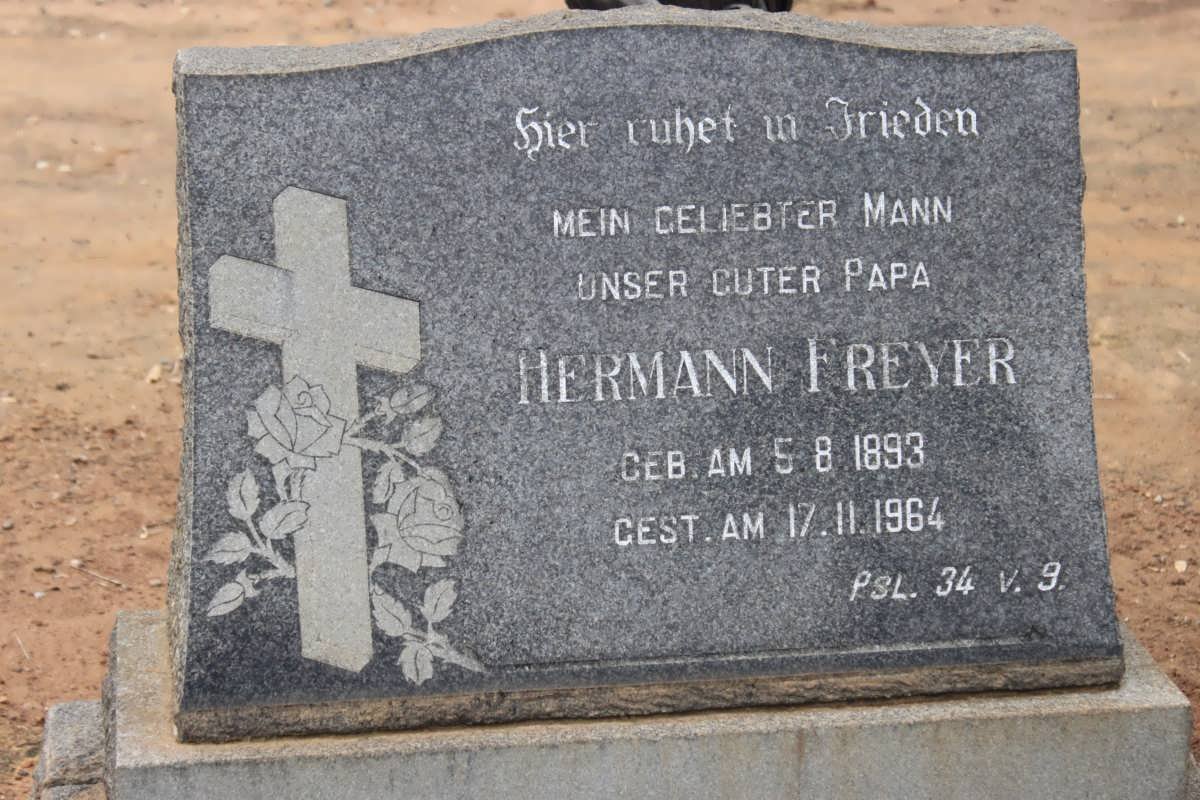 FREYER Hermann 1893-1964