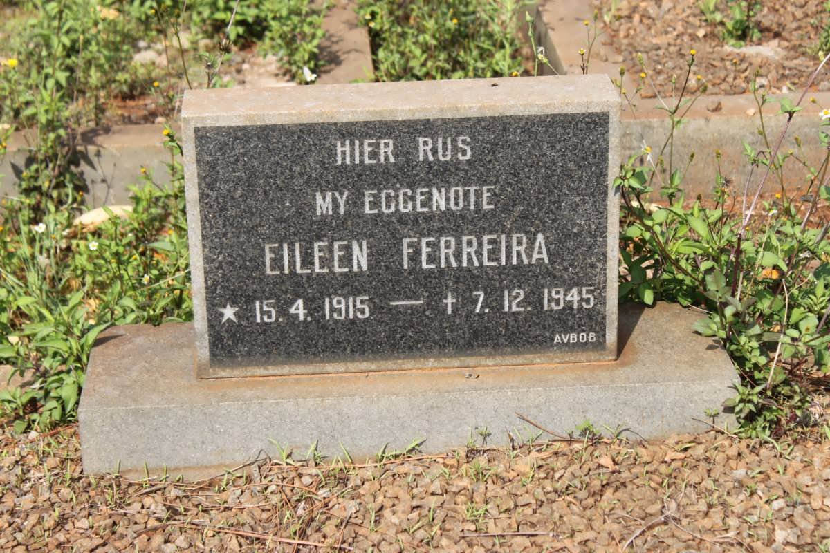 FERREIRA Eileen 1915-1945