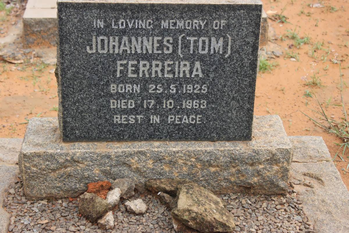 FERREIRA Johannes 1925-1963