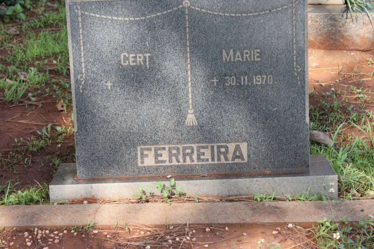 FERREIRA Gert &amp; Marie -1970