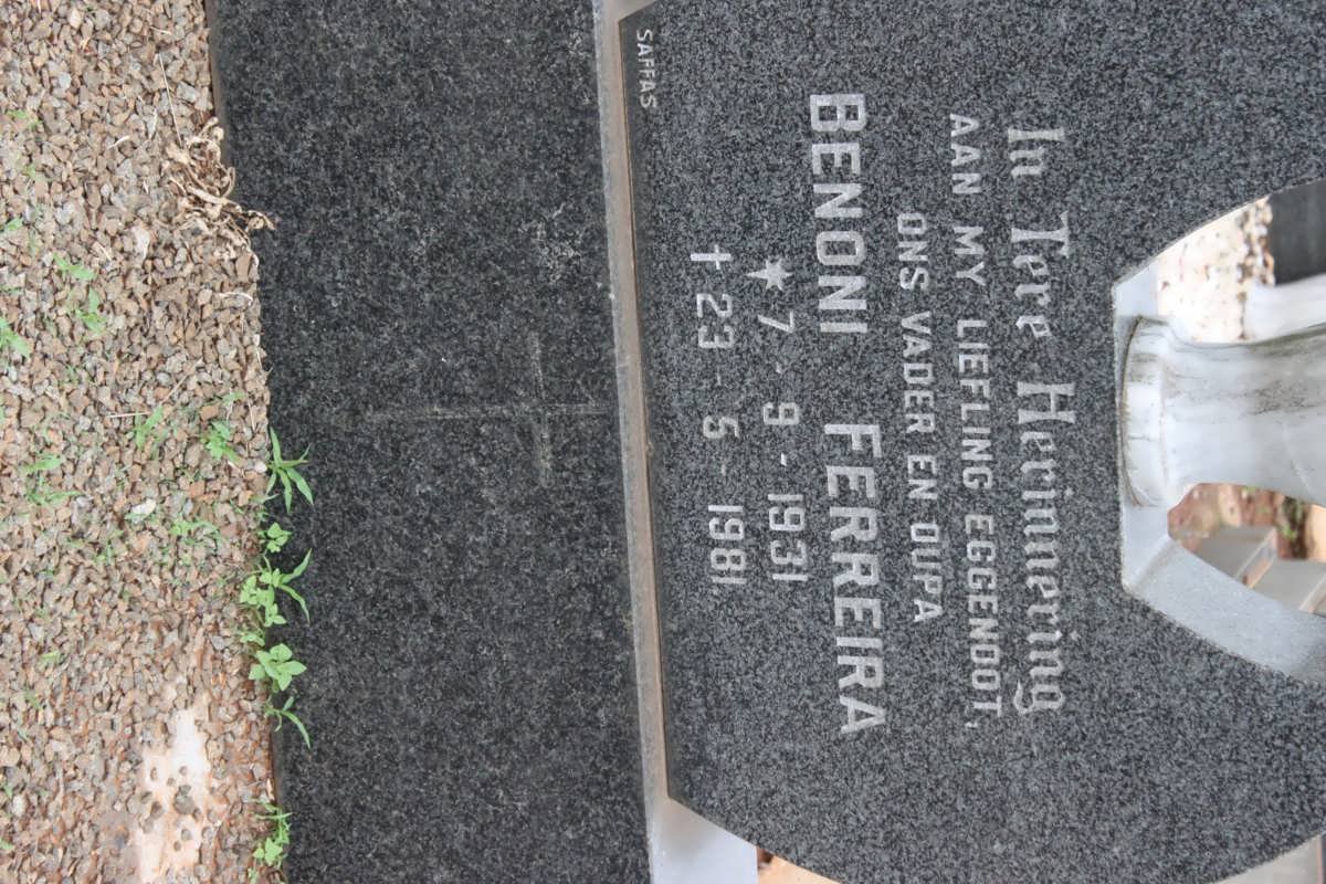 FERREIRA Benoni 1931-1981