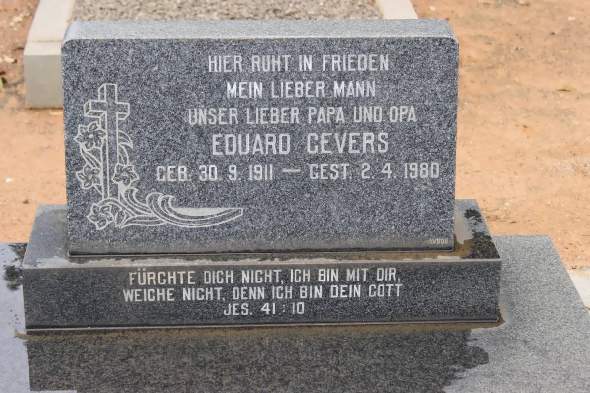 GEVERS Eduard 1911-1980