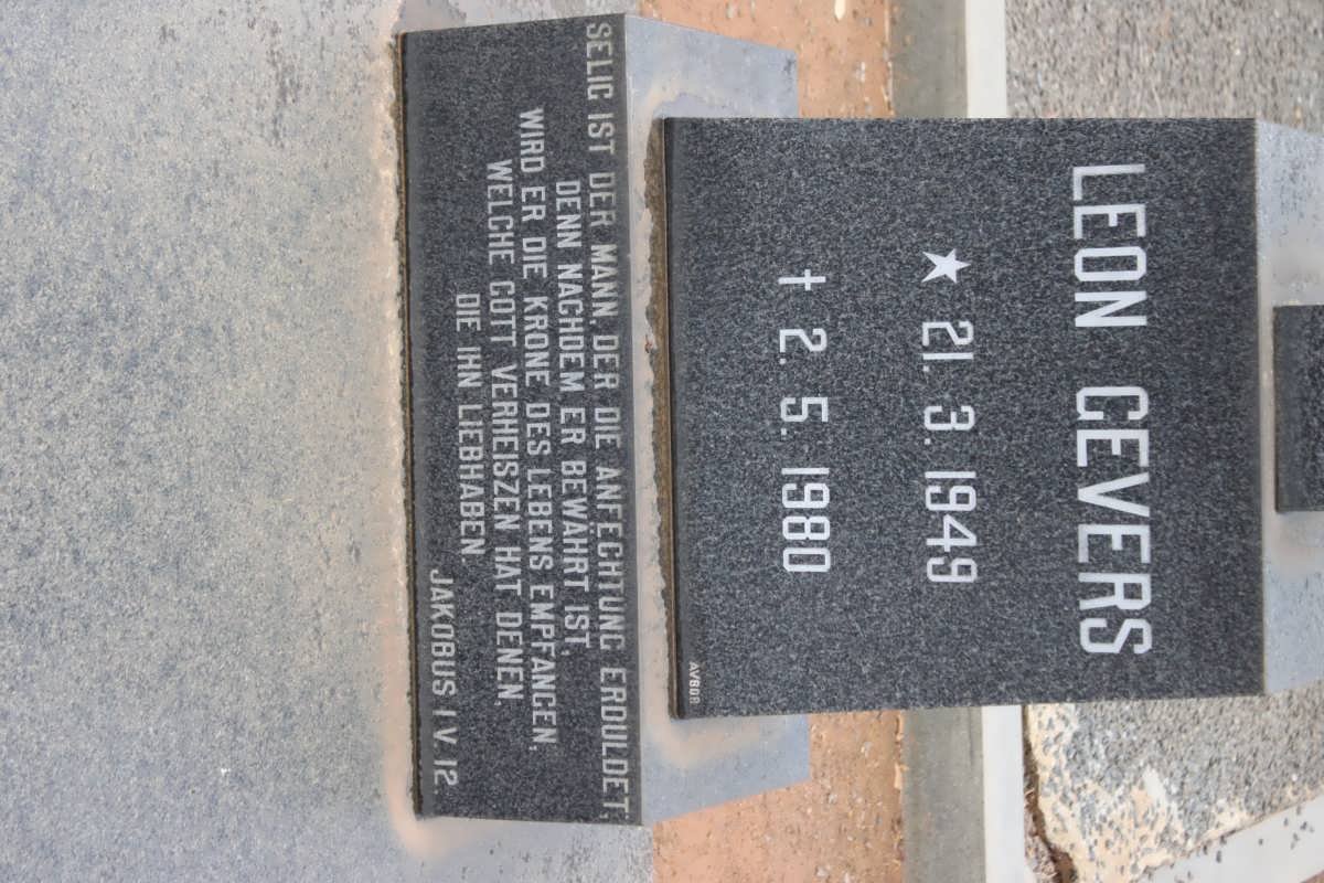 GEVERS Leon 1949-1980