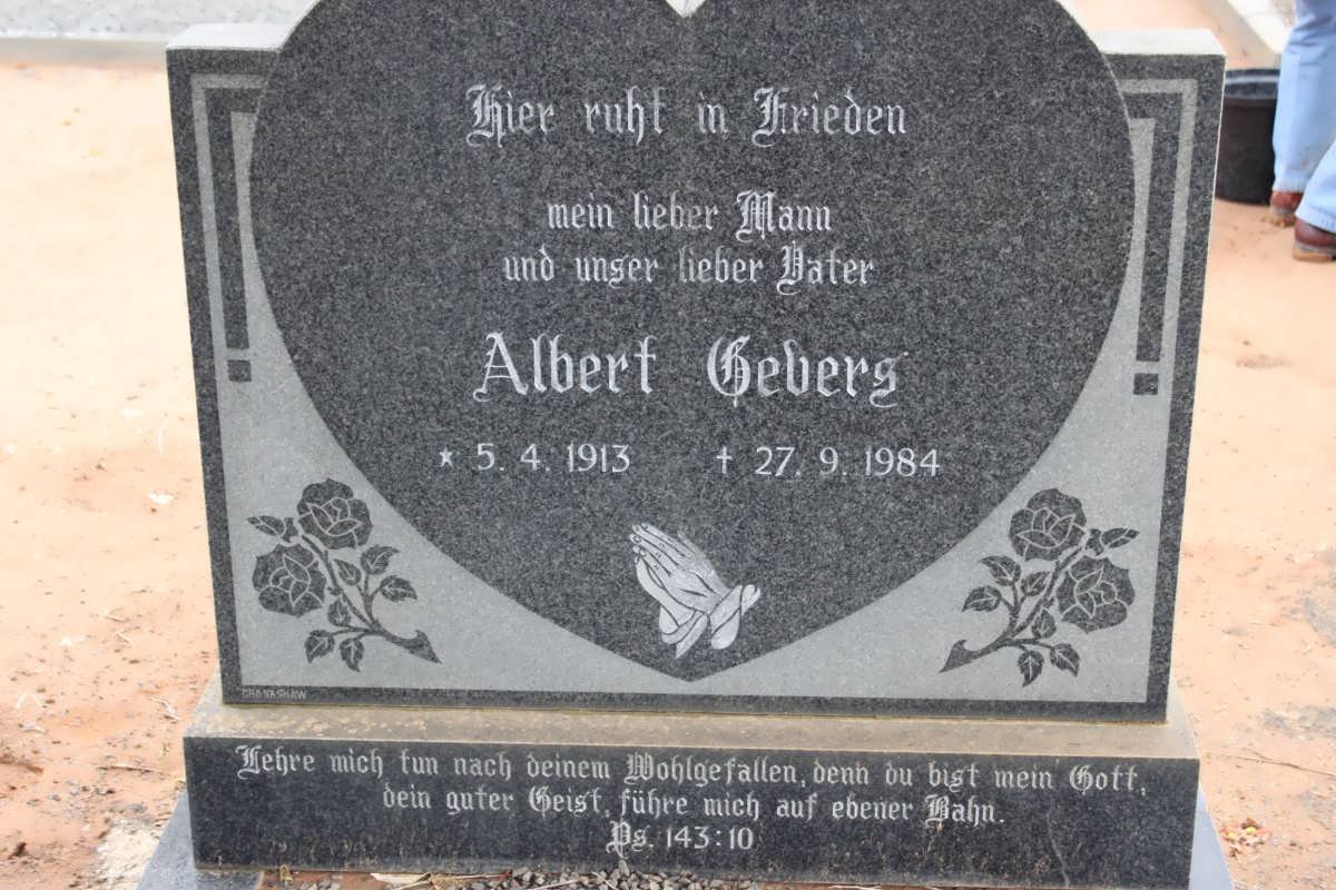 GEVERS Albert 1913-1984