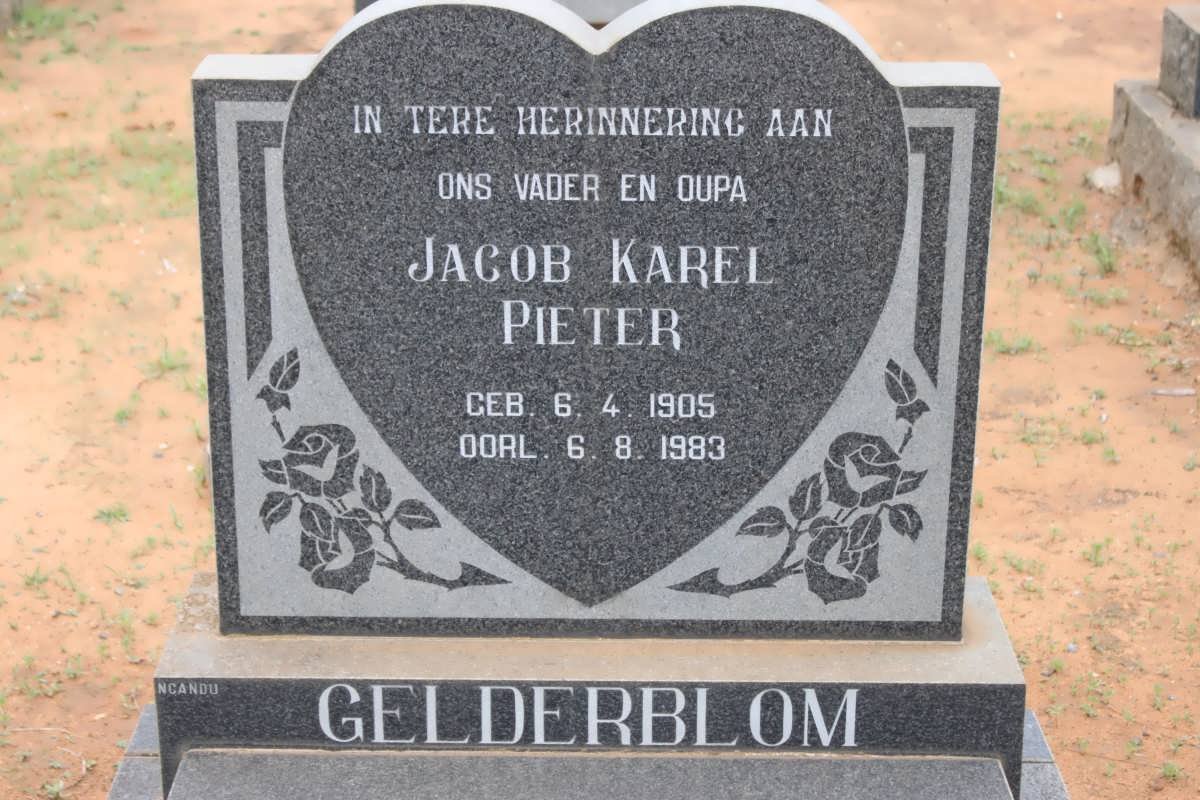 GELDERBLOM Jacob Karel Pieter 1905-1983