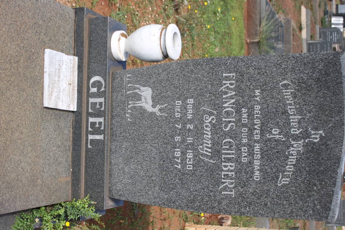 GEEL Francis Gilbert 1930-1977 :: GEEL Gilbert 1908-1984