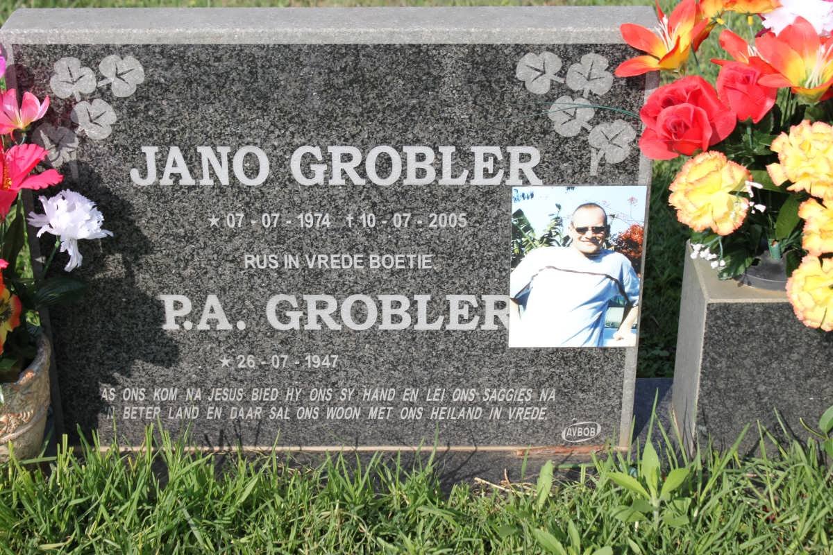 GROBLER Jano 1974-2005 :: GROBLER P.A. 1947-