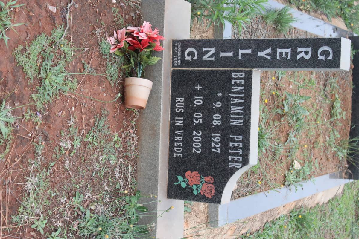 GREYLING Benjamin Peter 1927-2002