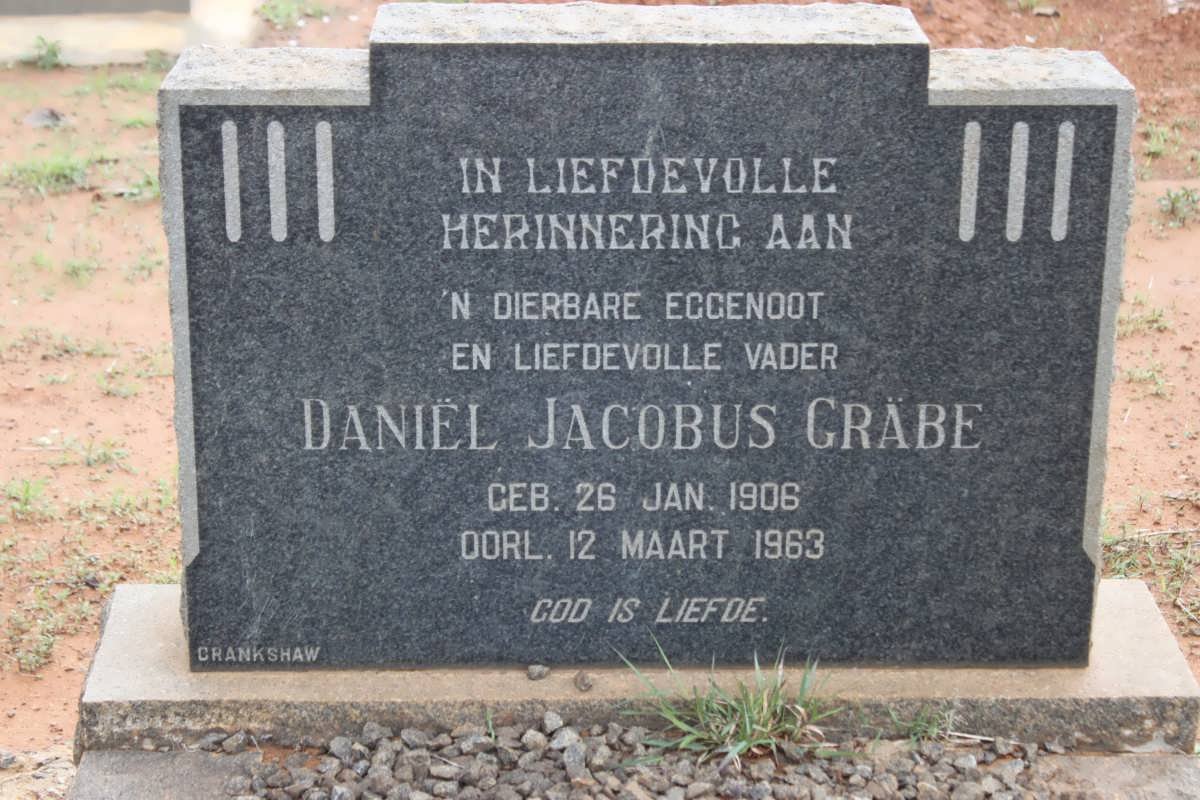 GRÄBE Daniël Jacobus 1906-1963