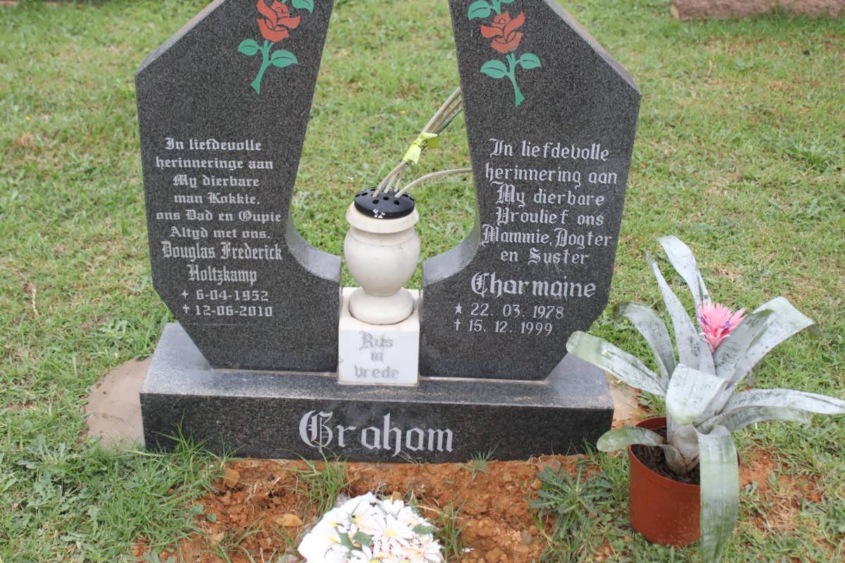 GRAHAM Douglas Frederick Holtzkamp 1952-2010 :: GRAHAM Charmaine 1978-1999