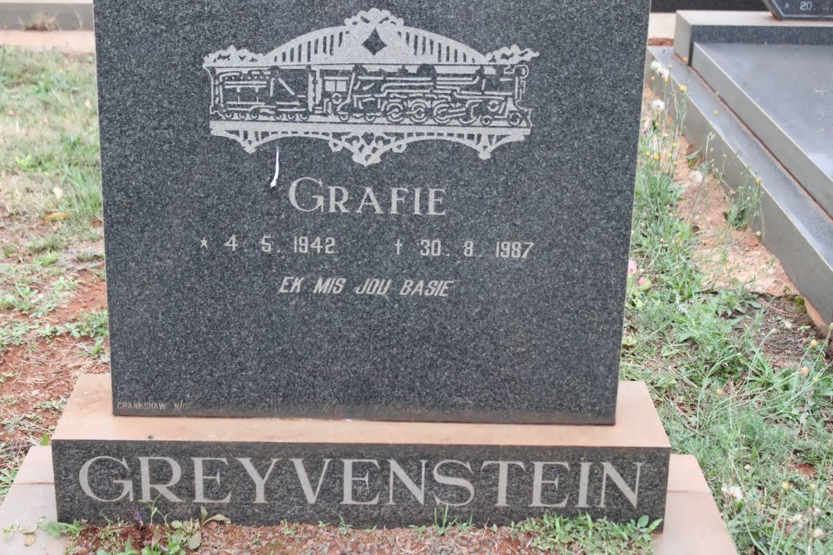 GREYVENSTEIN Grafie 1942-1987