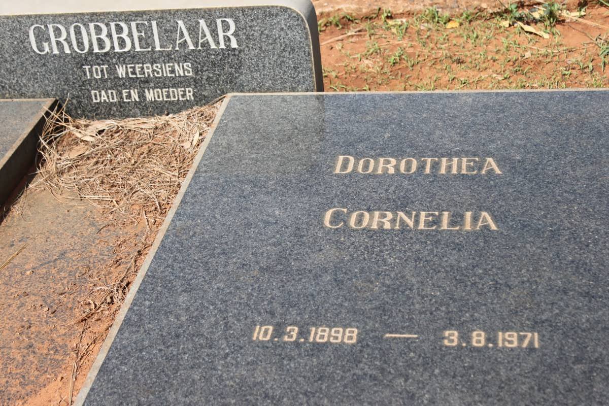 GROBBELAAR Dorothea Cornelia 1898-1971