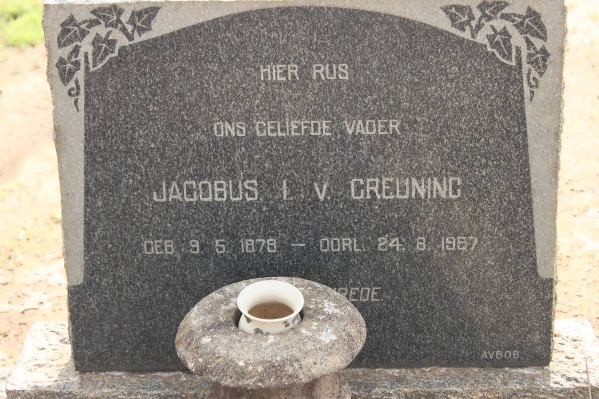 GREUNING Jacobus L., v. 1878-1957