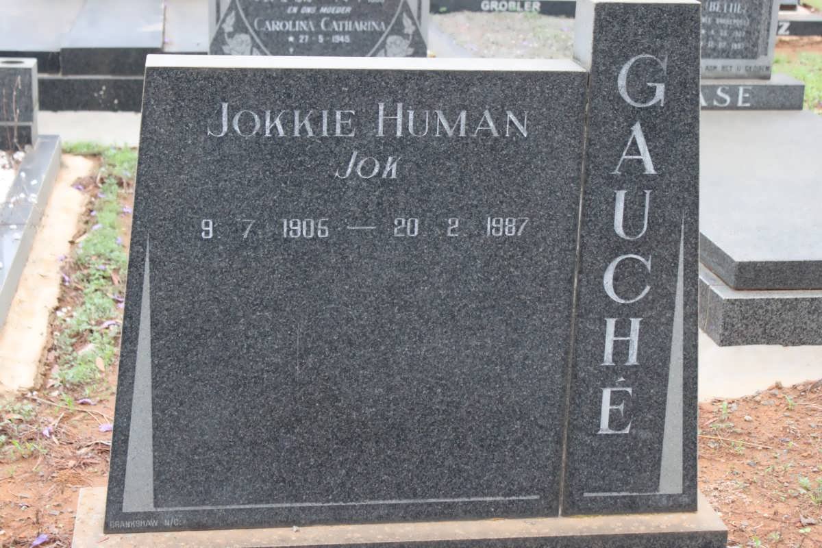 GAUCHE Jokkie Human 1906-1987