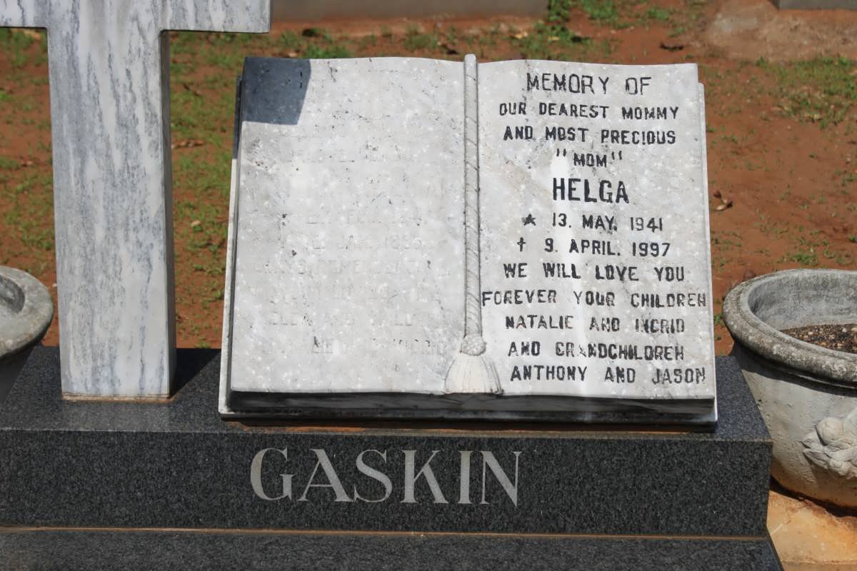 GASKIN Helga 1941-1997