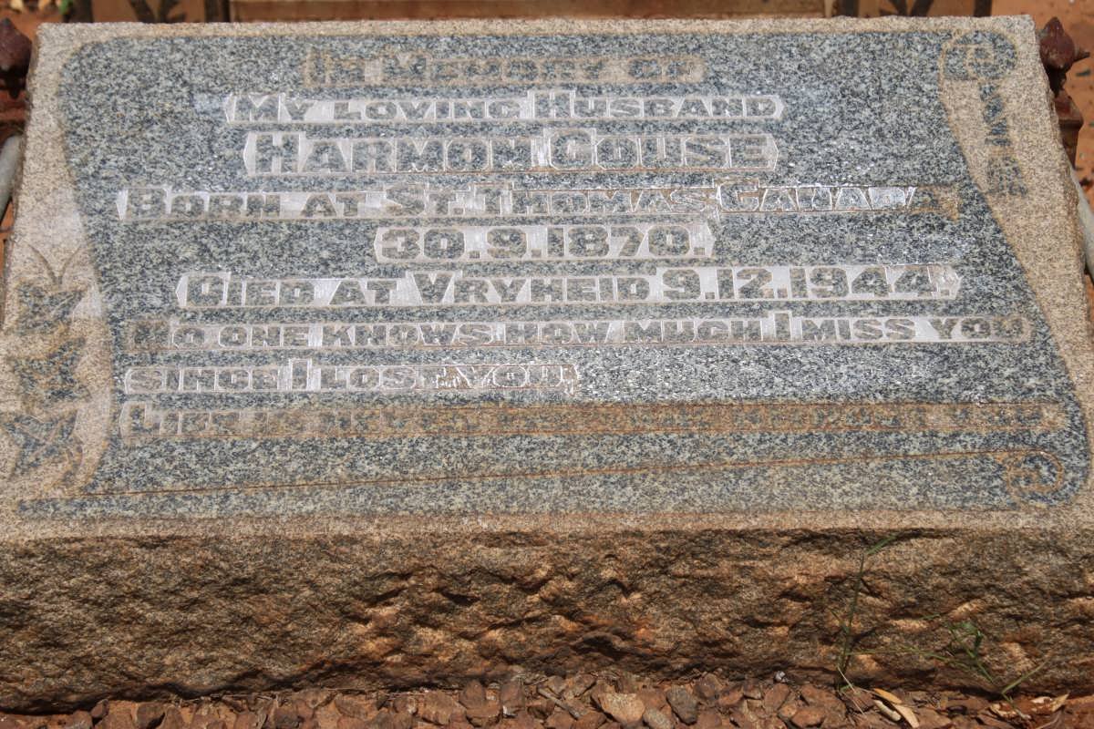 GOUSE Harmon 1870-1944