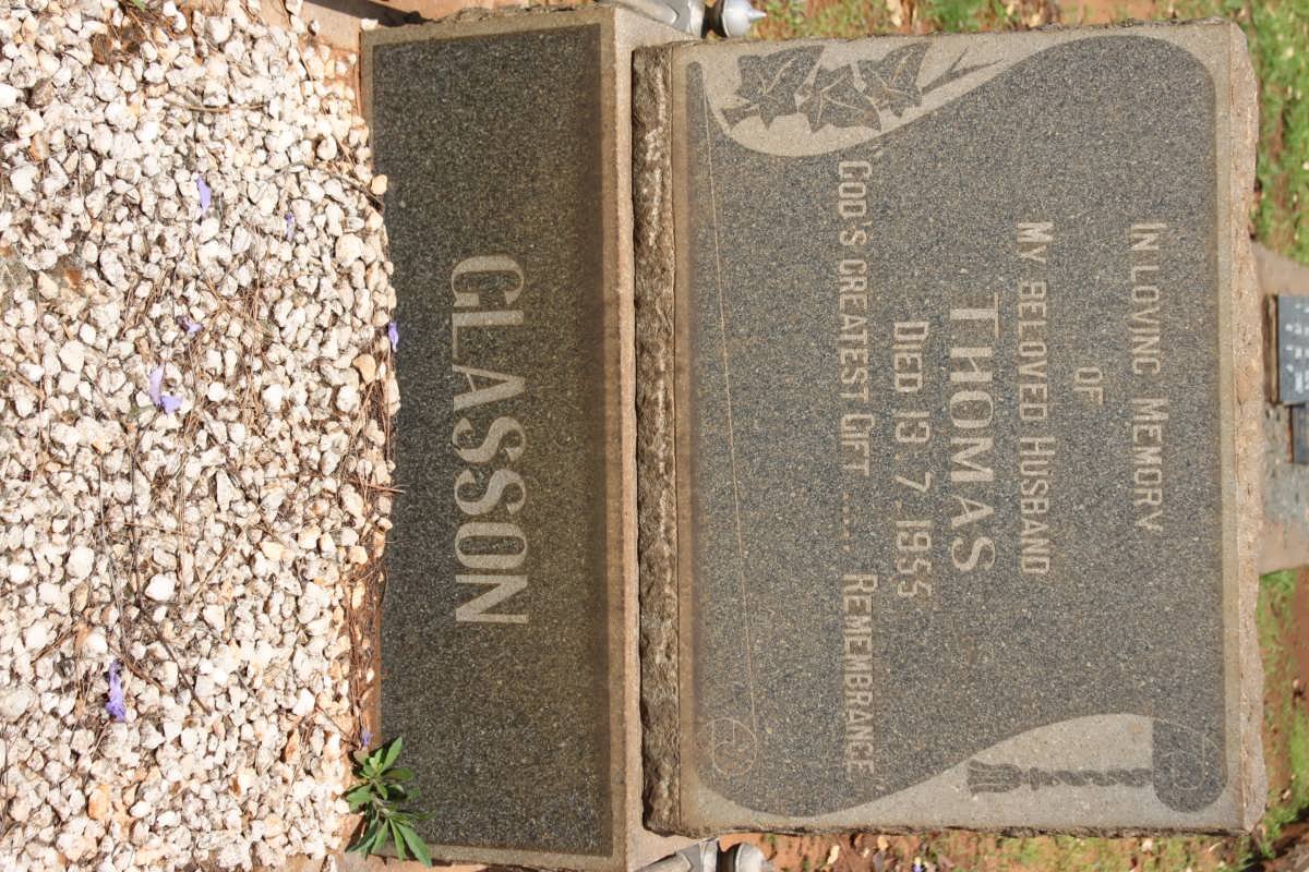 GLASSON Thomas -1955
