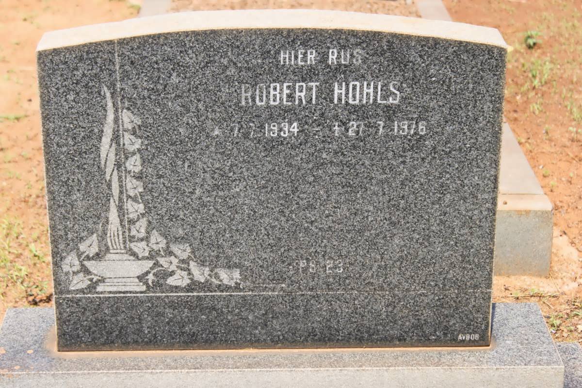 HOHLS Robert 1934-1976
