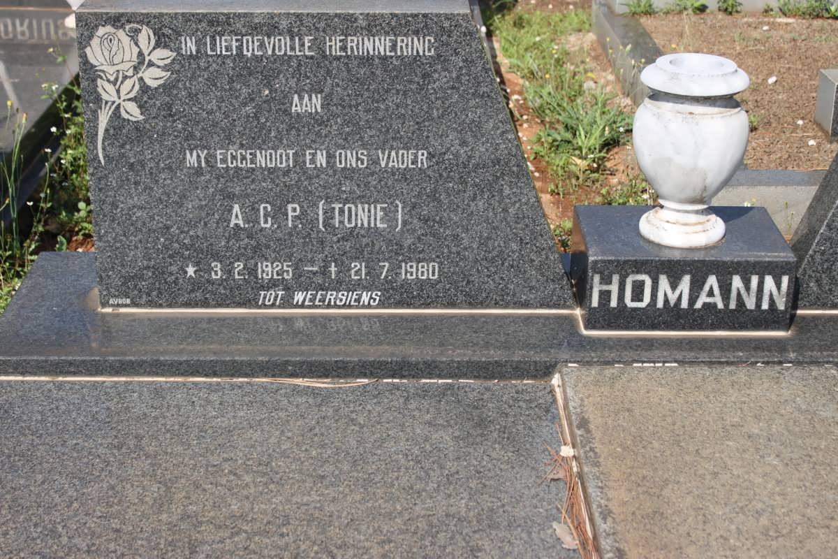 HOMANN A.C.P. 1925-1980