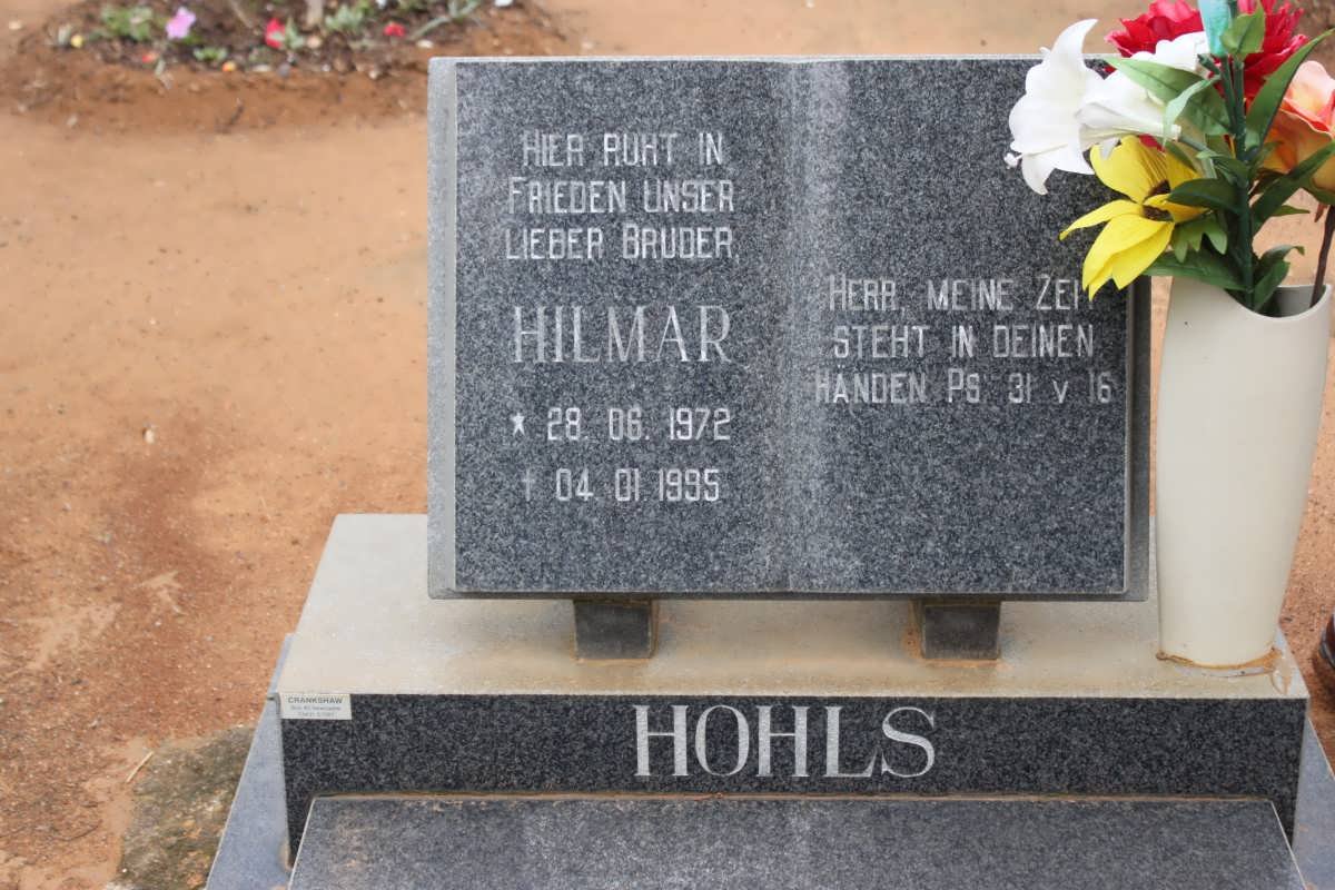 HOHLS Hilmar 1972-1995
