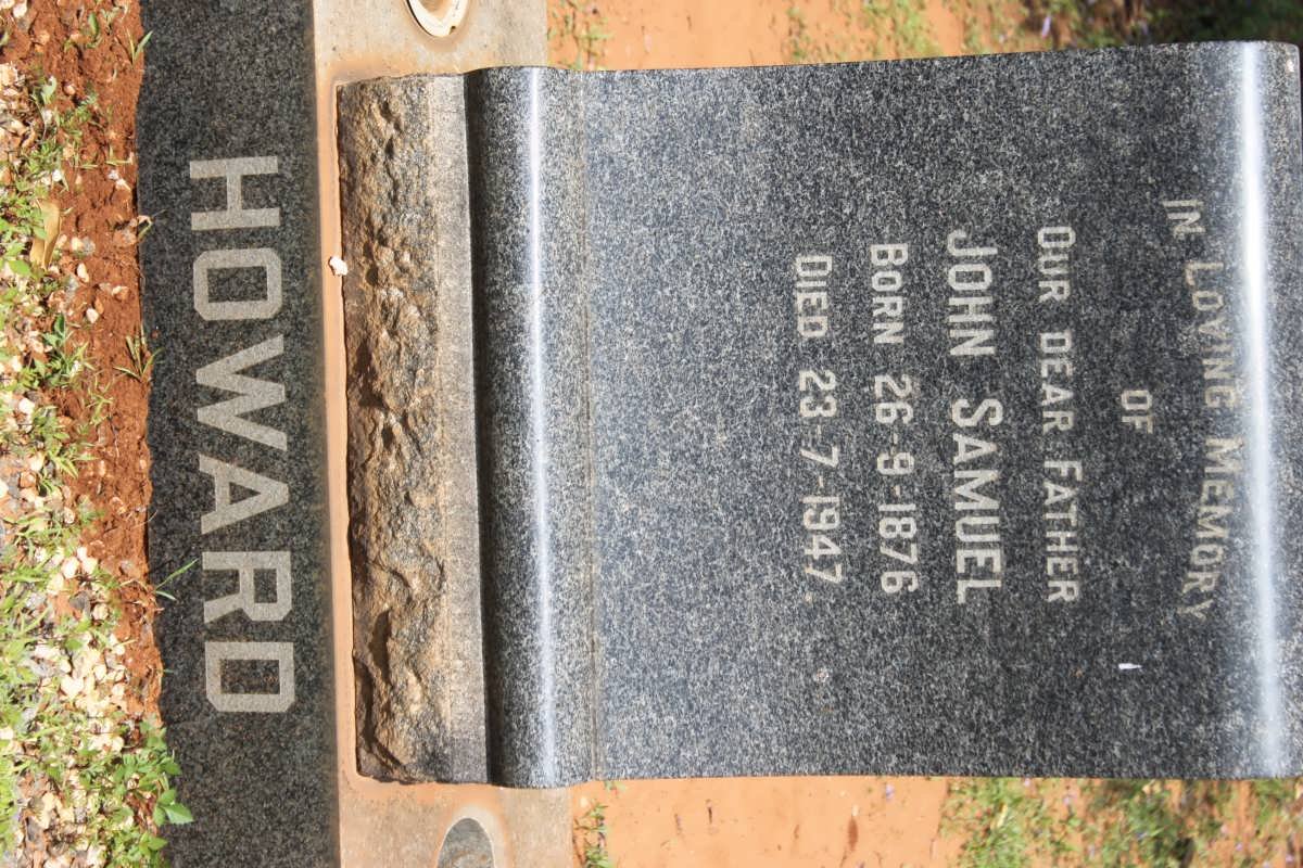 HOWARD John Samuel 1876-1947