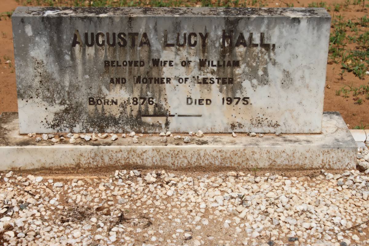 HALL Augusta Lucy 1876-1975