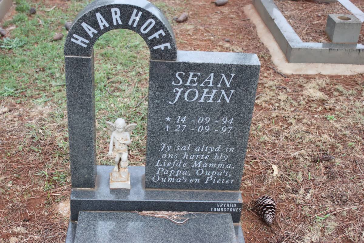 HAARHOFF Sean John 1994-1997