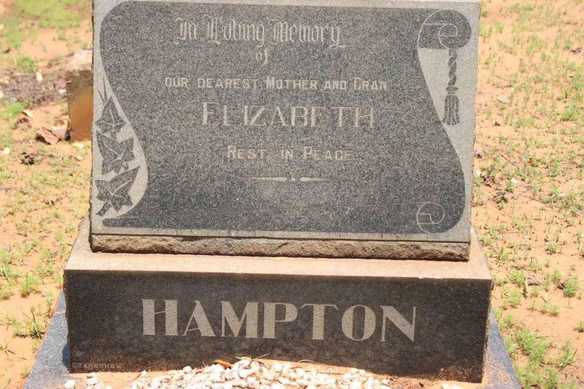 HAMPTON Elizabeth