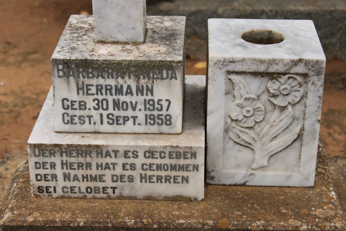 HERRMANN Barbara Frieda 1957-1958