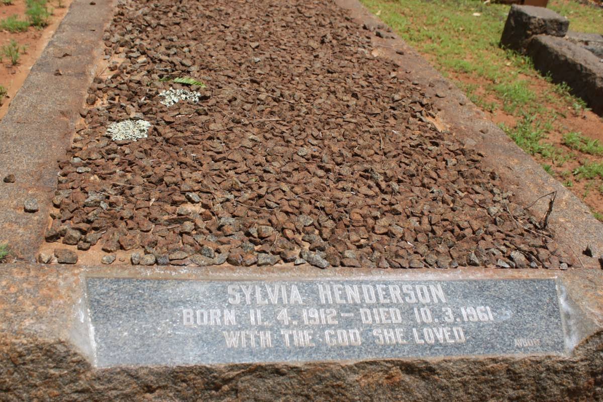 HENDERSON Sylvia 1912-1961